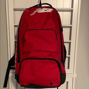 New Balance Red Baseball Backpack